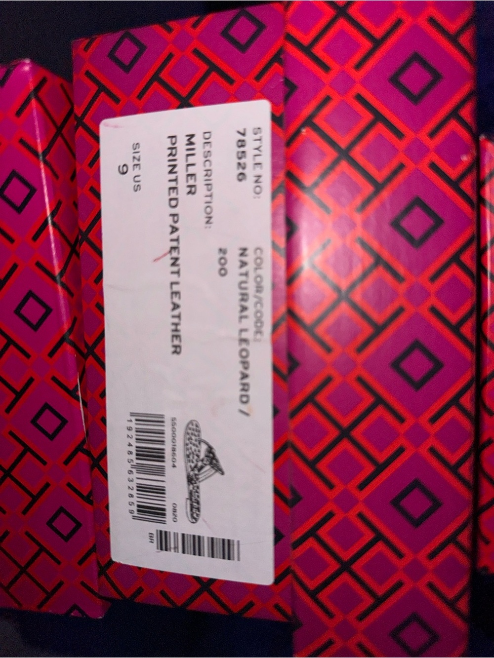 Brand new Tory Burch Leopard Print Patent leather Miller Sandals-Size 9. - Picture 8 of 10